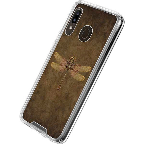 Brigid Ashwood Steampunk & Gear Dragonfly Galaxy A30 Clear Case