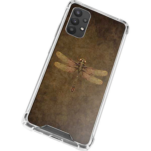 Brigid Ashwood Steampunk & Gear Dragonfly Galaxy A32 5G Clear Case