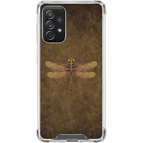 Brigid Ashwood Steampunk & Gear Dragonfly Galaxy A72 5G Clear Case