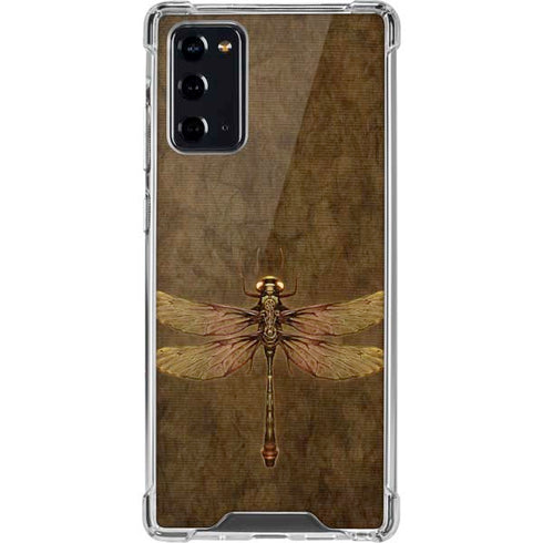 Brigid Ashwood Steampunk & Gear Dragonfly Galaxy Note20 5G Clear Case