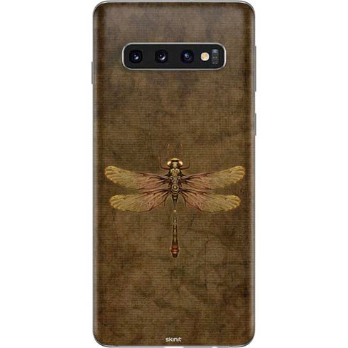 Brigid Ashwood Steampunk & Gear Dragonfly Galaxy S10 Skin