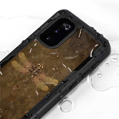 Brigid Ashwood Steampunk & Gear Dragonfly Galaxy S20 Waterproof Case