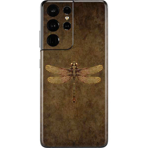 Brigid Ashwood Steampunk & Gear Dragonfly Galaxy S21 Ultra 5G Skin