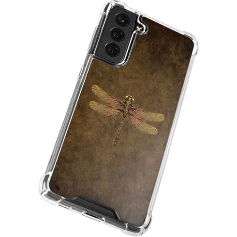 Brigid Ashwood Steampunk & Gear Dragonfly Galaxy S22 Clear Case