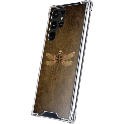Brigid Ashwood Steampunk & Gear Dragonfly Galaxy S22 Ultra Clear Case