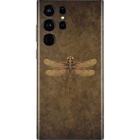 Brigid Ashwood Steampunk & Gear Dragonfly Galaxy S22 Ultra Skin