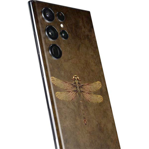 Brigid Ashwood Steampunk & Gear Dragonfly Galaxy S22 Ultra Skin