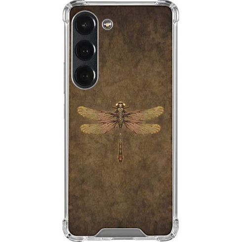 Brigid Ashwood Steampunk & Gear Dragonfly Galaxy S23 Clear Case