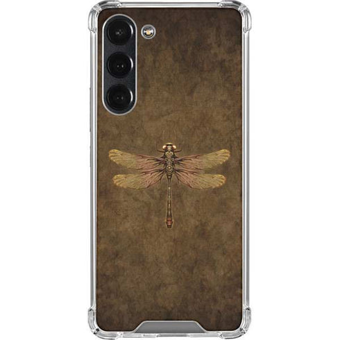 Brigid Ashwood Steampunk & Gear Dragonfly Galaxy S23 Plus Clear Case