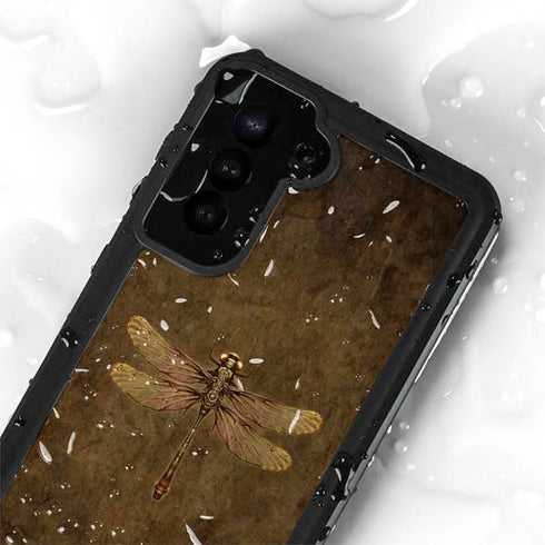 Brigid Ashwood Steampunk & Gear Dragonfly Galaxy S23 Plus Waterproof Case
