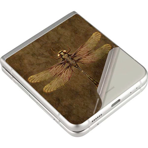 Brigid Ashwood Steampunk & Gear Dragonfly Galaxy Z Flip3 5G Skin