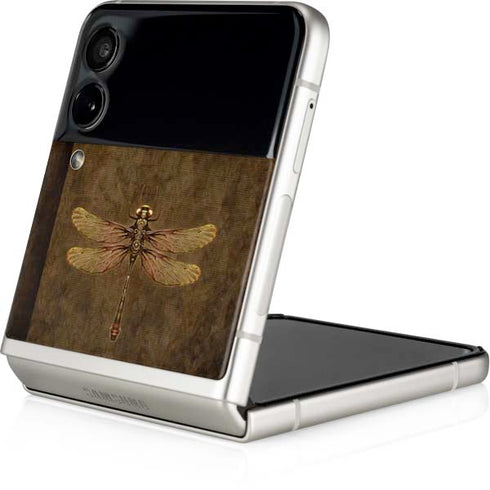 Brigid Ashwood Steampunk & Gear Dragonfly Galaxy Z Flip3 5G Skin