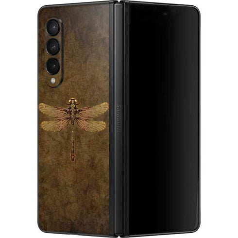 Brigid Ashwood Steampunk & Gear Dragonfly Galaxy Z Fold3 5G Skin