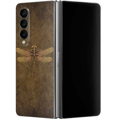 Brigid Ashwood Steampunk & Gear Dragonfly Galaxy Z Fold4 5G Skin