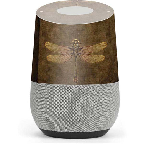 Brigid Ashwood Steampunk & Gear Dragonfly Google Home Skin