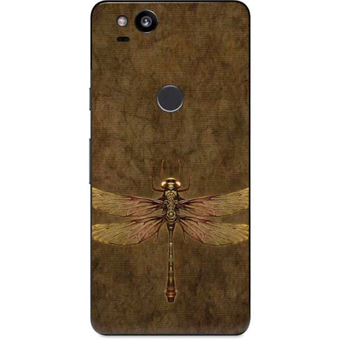 Brigid Ashwood Steampunk & Gear Dragonfly Google Pixel 2 Skin