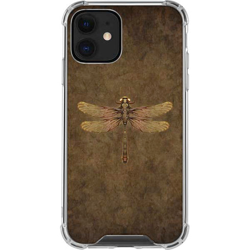 Brigid Ashwood Steampunk & Gear Dragonfly iPhone 12 Mini Clear Case