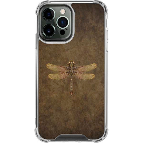 Brigid Ashwood Steampunk & Gear Dragonfly iPhone 13 Pro Max Clear Case