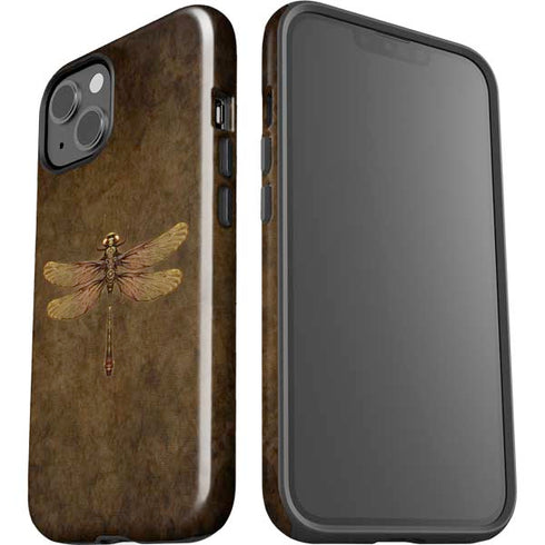 Steampunk & Gear Dragonfly by Brigid Ashwood iPhone 15 Impact Case