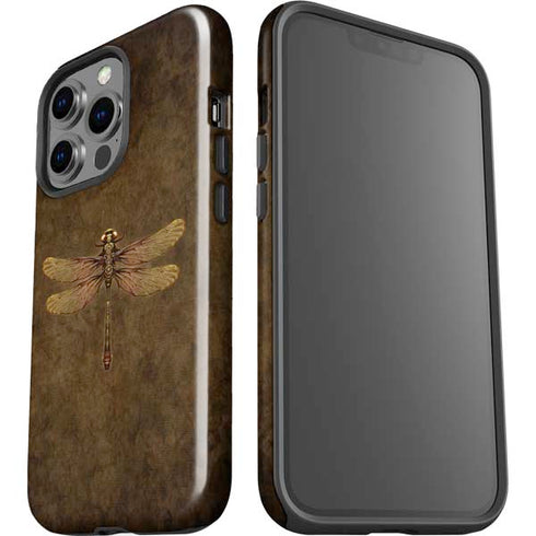 Steampunk & Gear Dragonfly by Brigid Ashwood iPhone 15 Pro Impact Case