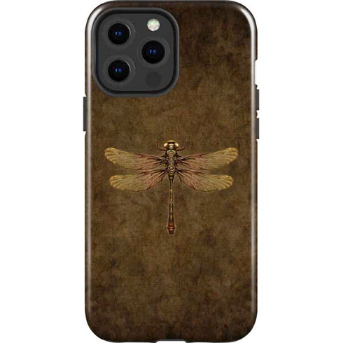 Steampunk & Gear Dragonfly by Brigid Ashwood iPhone 15 Pro Max Impact Case
