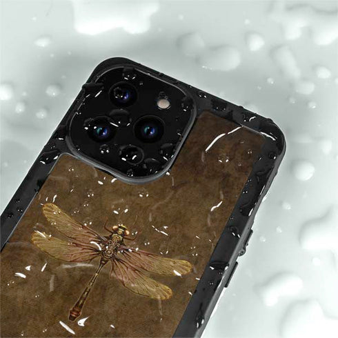 Brigid Ashwood Steampunk & Gear Dragonfly iPhone 14 Pro Max Waterproof Case
