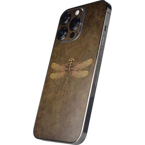 Steampunk & Gear Dragonfly by Brigid Ashwood iPhone 15 Pro Skin
