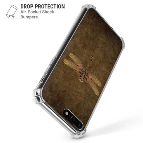 Steampunk & Gear Dragonfly by Brigid Ashwood iPhone 7/8 Plus Clear Case