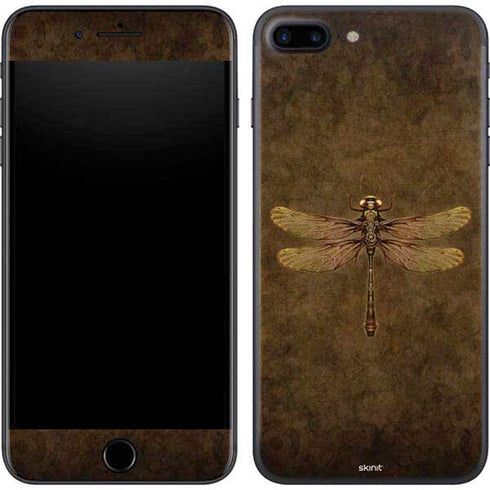 Brigid Ashwood Steampunk & Gear Dragonfly iPhone 8 Plus Skin