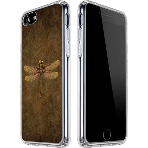 Brigid Ashwood Steampunk & Gear Dragonfly iPhone SE (2nd & 3rd Gen) Clear Case