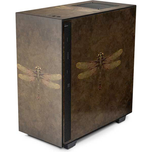Brigid Ashwood Steampunk & Gear Dragonfly NZXT H510 Compact ATX Mid-Tower Case Skin