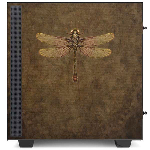 Brigid Ashwood Steampunk & Gear Dragonfly NZXT H510 Compact ATX Mid-Tower Case Skin