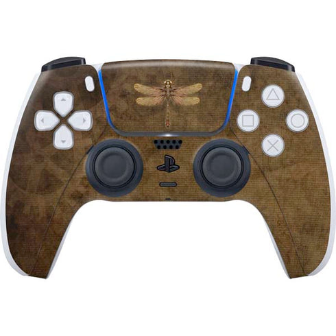 Brigid Ashwood Steampunk & Gear Dragonfly PS5 Controller Skin