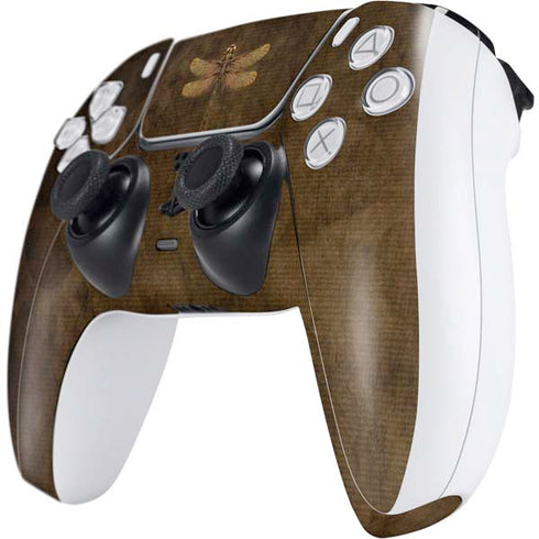 Brigid Ashwood Steampunk & Gear Dragonfly PS5 Controller Skin