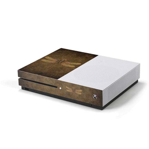 Brigid Ashwood Steampunk & Gear Dragonfly Xbox One S Console Skin