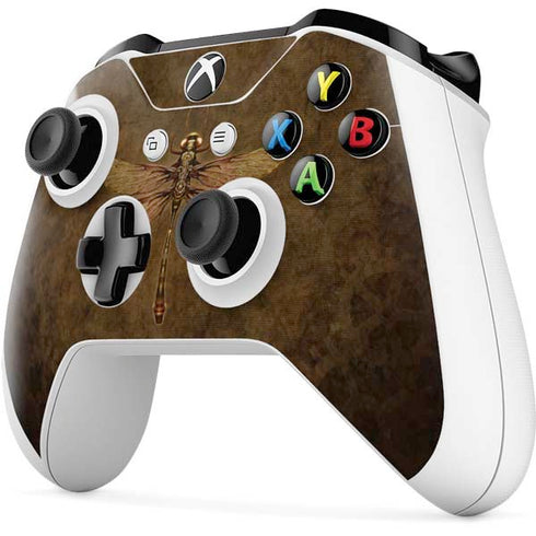 Brigid Ashwood Steampunk & Gear Dragonfly Xbox One S Controller Skin