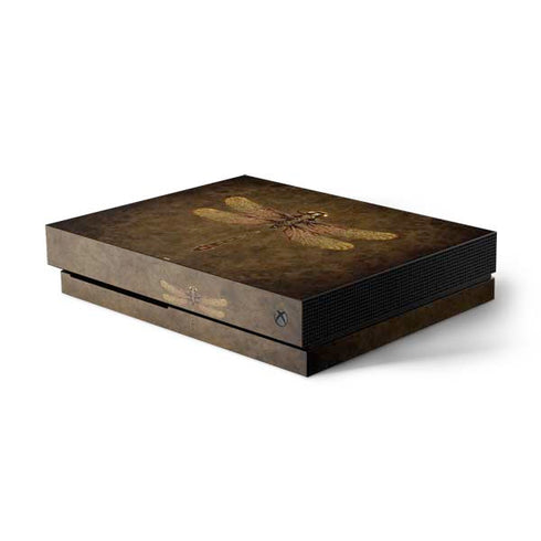 Brigid Ashwood Steampunk & Gear Dragonfly Xbox One X Console Skin