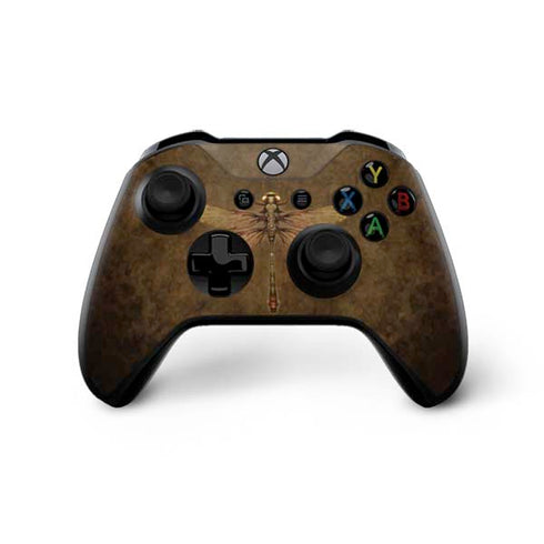 Brigid Ashwood Steampunk & Gear Dragonfly Xbox One X Controller Skin