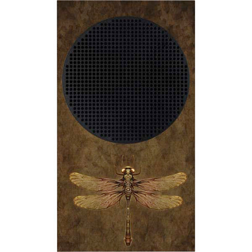 Steampunk & Gear Dragonfly by Brigid Ashwood Xbox Series S Skins
