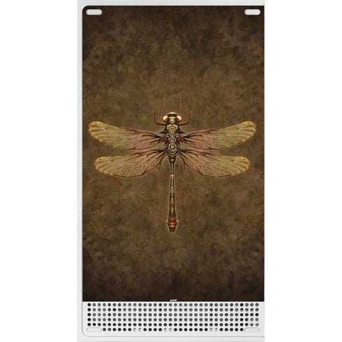 Brigid Ashwood Steampunk & Gear Dragonfly Xbox Series S Console Skin