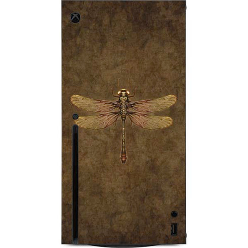 Brigid Ashwood Steampunk & Gear Dragonfly Xbox Series X Console Skin