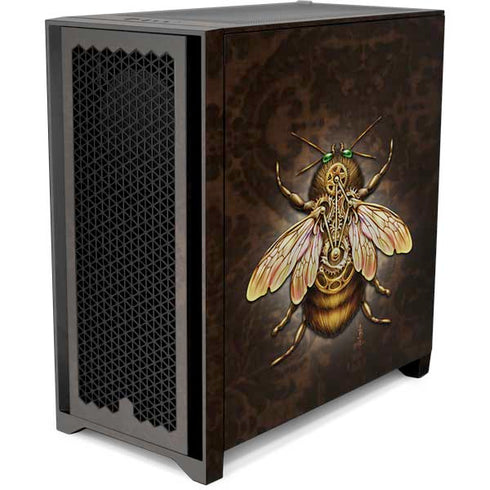 Brigid Ashwood Steampunk Bee Corsair 4000D Tempered Glass Mid-Tower ATX Case Skin