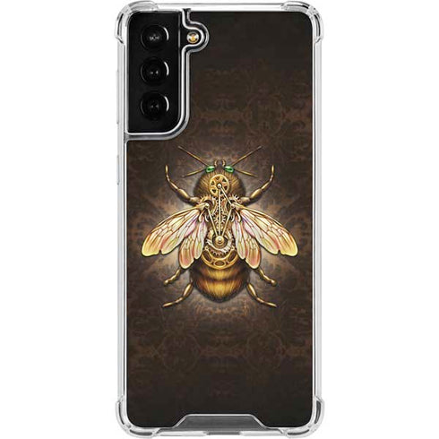 Brigid Ashwood Steampunk Bee Galaxy S21 FE Clear Case