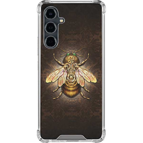 Steampunk Bee by Brigid Ashwood Galaxy S23 FE Clear Case