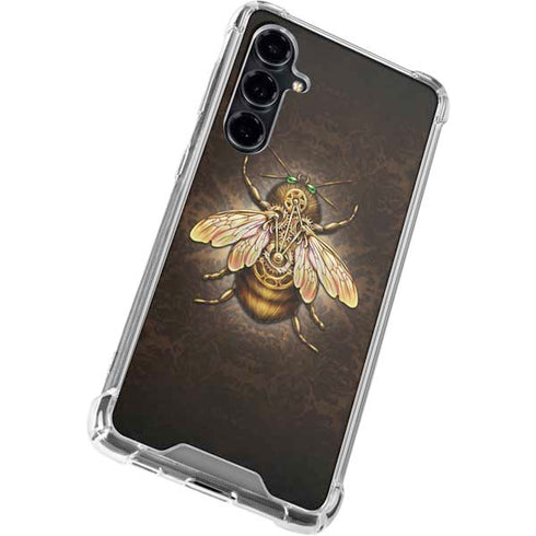 Steampunk Bee by Brigid Ashwood Galaxy S23 FE Clear Case