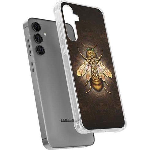Steampunk Bee by Brigid Ashwood Galaxy S24 Plus Clear Case