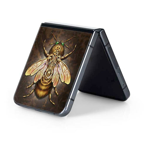 Steampunk Bee by Brigid Ashwood Galaxy Z Flip5 5G Skin