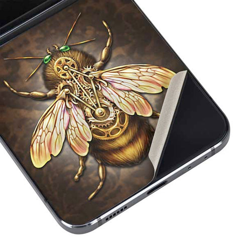 Steampunk Bee by Brigid Ashwood Galaxy Z Flip5 5G Skin