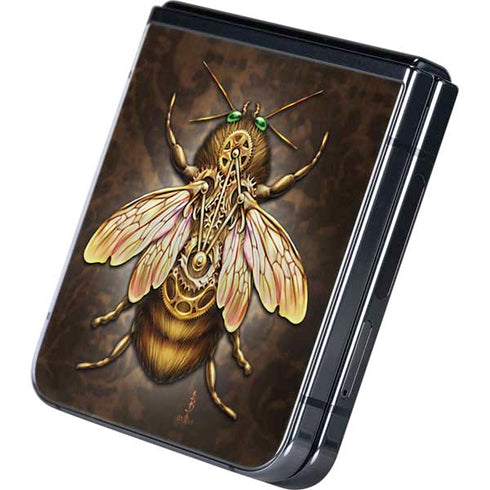 Steampunk Bee by Brigid Ashwood Galaxy Z Flip5 5G Skin