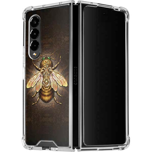 Brigid Ashwood Steampunk Bee Galaxy Z Fold4 5G Clear Case